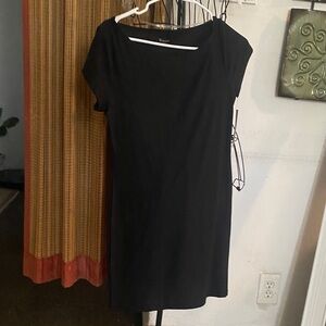 No Boundaries Black Top with White Accent